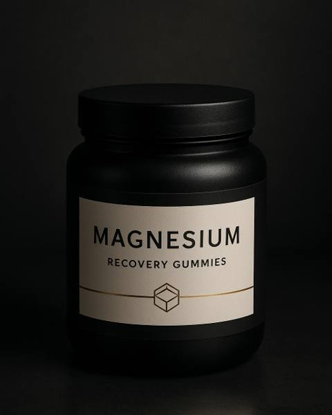 Magnesium recovery gummies — pectin-based