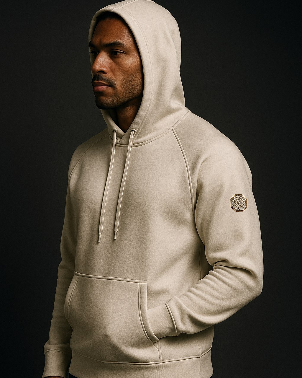 Escape Velocity Hoodie in bone colorway