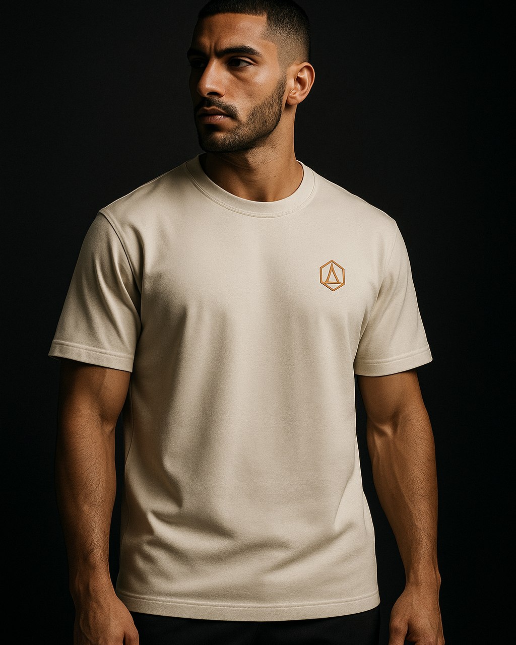 Apogee Tee in bone colorway