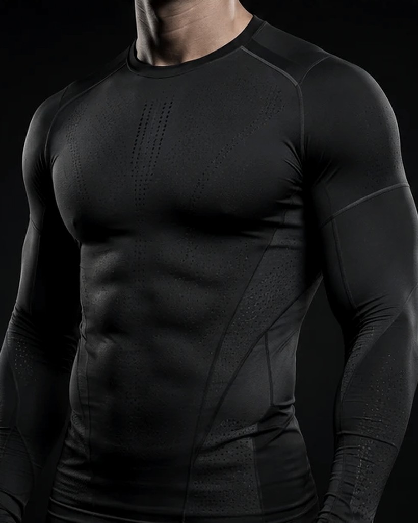 0G FLUX Base Layer Long Sleeve — engineered compression knit