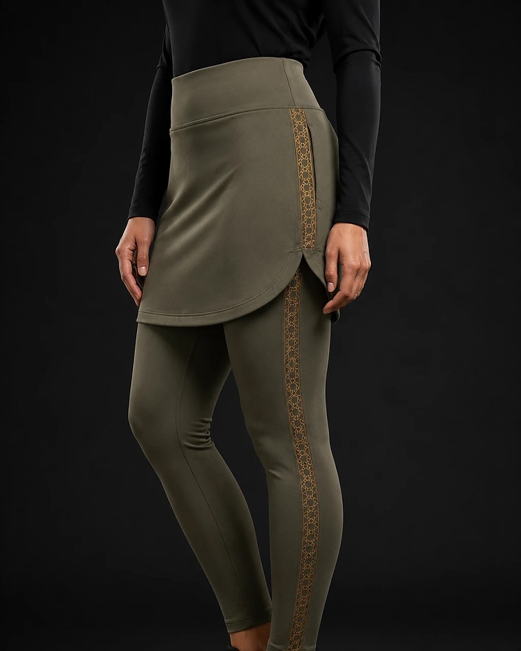 Skort — modest skirt over legging