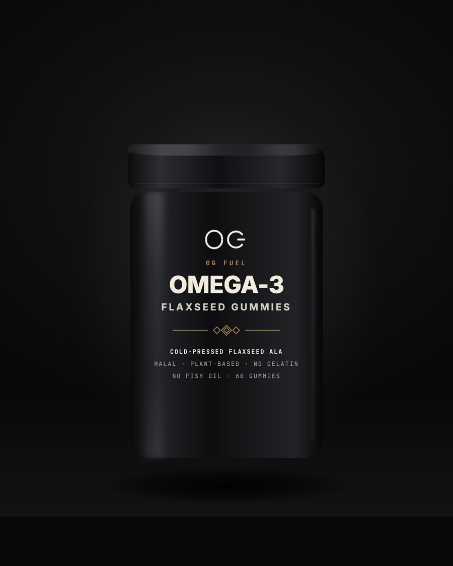 0G Fuel Omega-3 Flaxseed Gummies — plant-based ALA, no fish oil